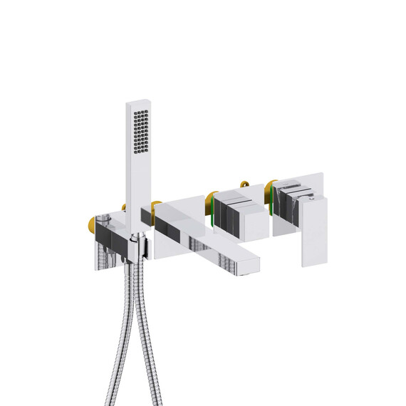 Смеситель для ванны Aquatek Либра AQ1644CR (со скрытой частью) - фото 3