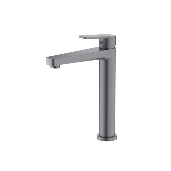 Смеситель для раковины высокий Aquatek Лугано AQ1704BGM, оружейная сталь - фото 