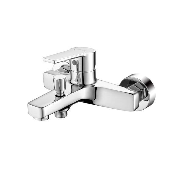 Набор смесителей 3 в 1 для ванны с коротким изливом Aquatek Лугано AQ1730CR - фото 2