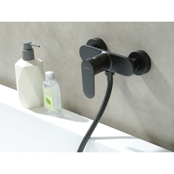 Смеситель для душа Aquatek Ника AQ1832MB, чёрный матовый - фото 4