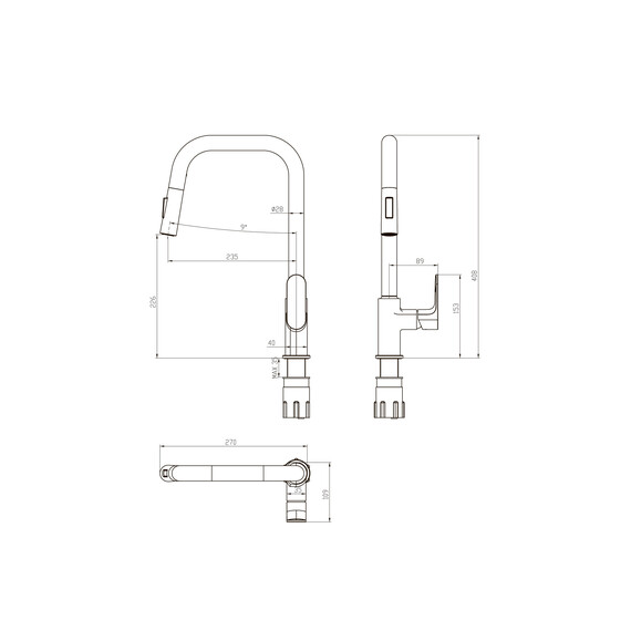 Смеситель для кухни Aquatek Альфа AQ1984CR - фото 4