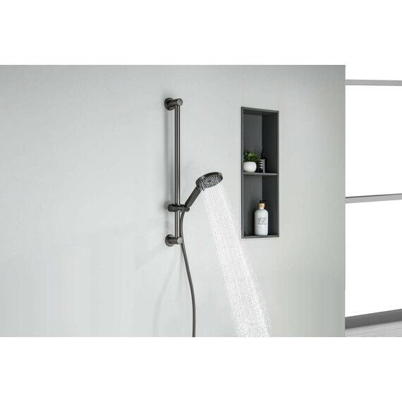 Душевой гарнитур Aquatek Лугано AQ2022BGM, оружейная сталь - фото 4