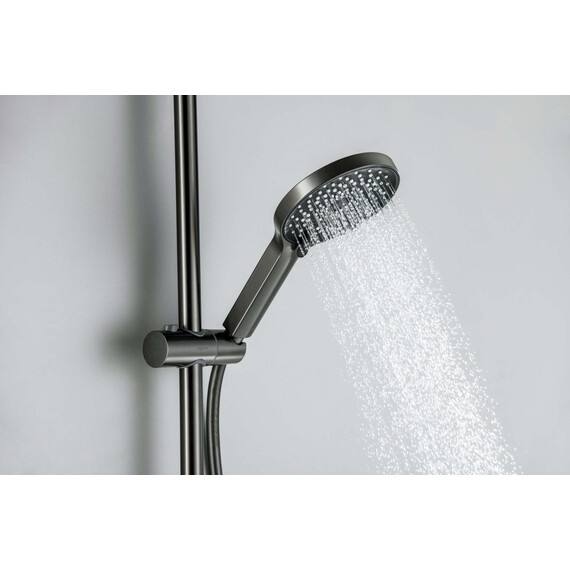 Душевой гарнитур Aquatek Лугано AQ2022BGM, оружейная сталь - фото 7