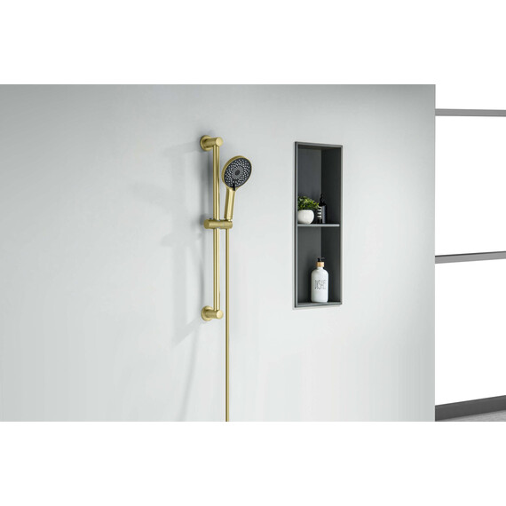 Душевой гарнитур Aquatek Лугано AQ2022BG, золото шлифованное - фото 3