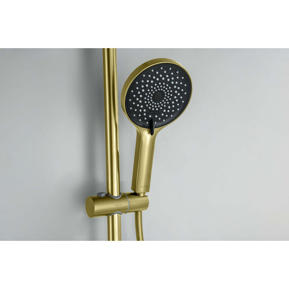 Душевой гарнитур Aquatek Лугано AQ2022BG, золото шлифованное - фото 5
