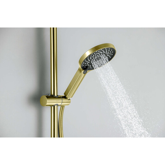 Душевой гарнитур Aquatek Лугано AQ2022BG, золото шлифованное - фото 6