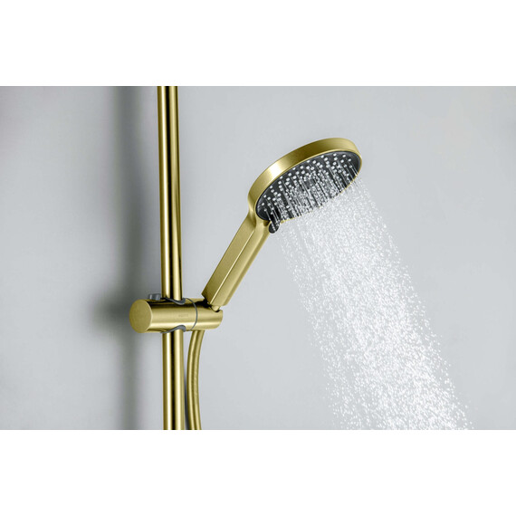Душевой гарнитур Aquatek Лугано AQ2022BG, золото шлифованное - фото 7