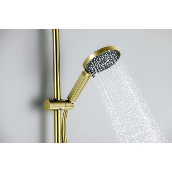 Душевой гарнитур Aquatek Лугано AQ2022BG, золото шлифованное - фото 8