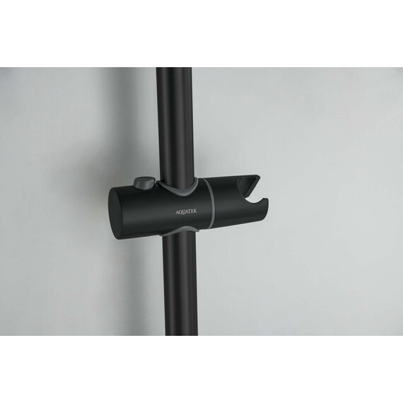 Душевой гарнитур Aquatek Лугано AQ2022MB, чёрный матовый - фото 10