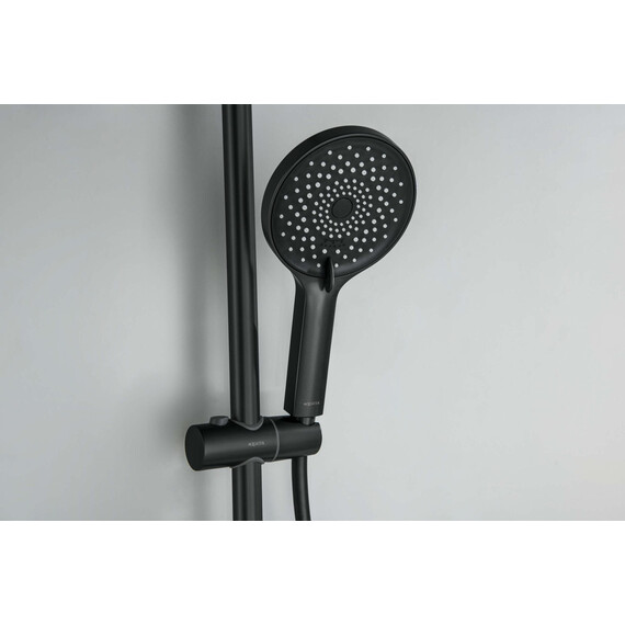 Душевой гарнитур Aquatek Лугано AQ2022MB, чёрный матовый - фото 5