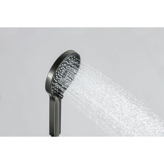 Душевой гарнитур Aquatek Лугано AQ2035BGM, оружейная сталь - фото 4
