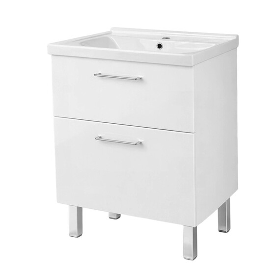 Тумба напольная с раковиной Azario Ника 60Н см CS00106459 - фото 