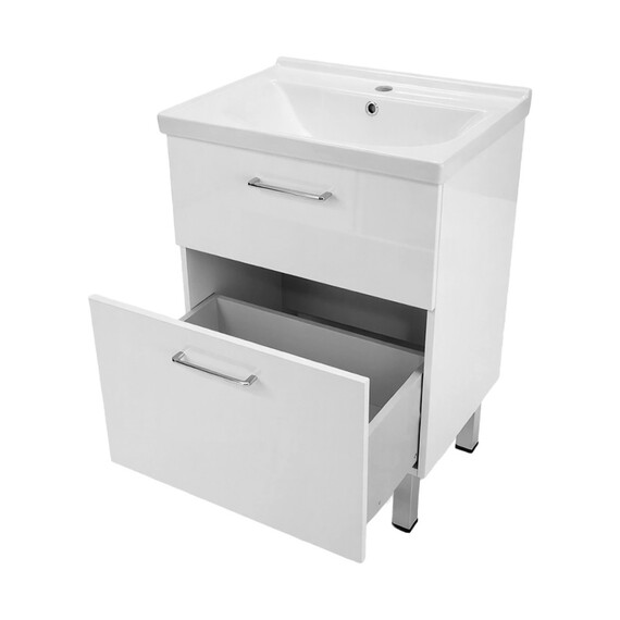 Тумба напольная с раковиной Azario Ника 60Н см CS00106459 - фото 6