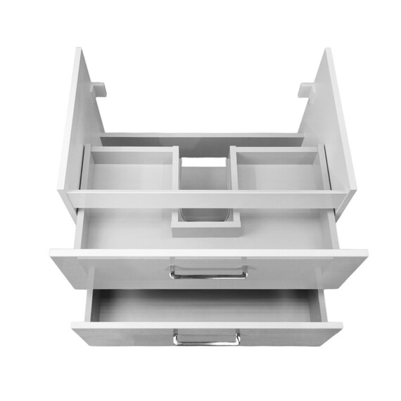 Тумба подвесная с раковиной Azario Ника 70 см CS00106460, белый глянцевый - фото 3