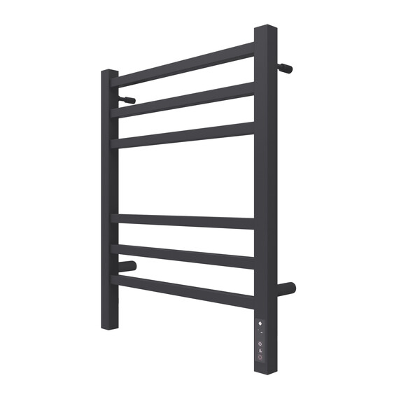 Полотенцесушитель электрический Terminus Ватикан П6 450x600 мм 4670078527516, чёрный матовый - фото 