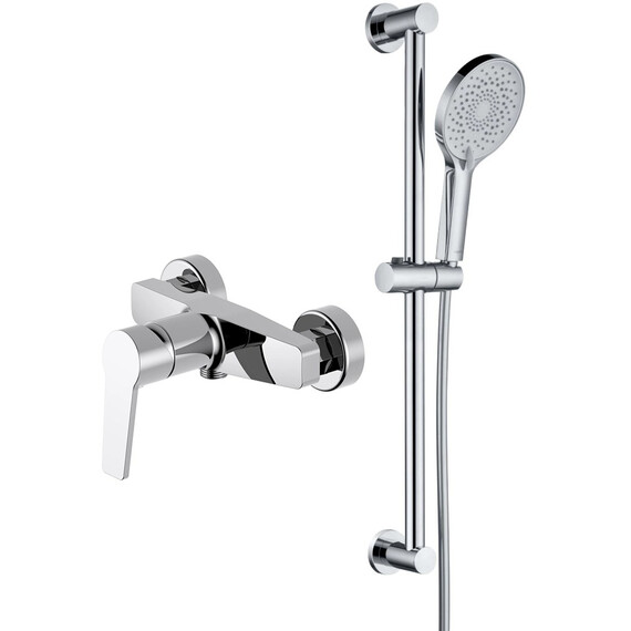 Смеситель для душа Aquatek Лугано AQ1732CR с душевым гарнитуром - фото 