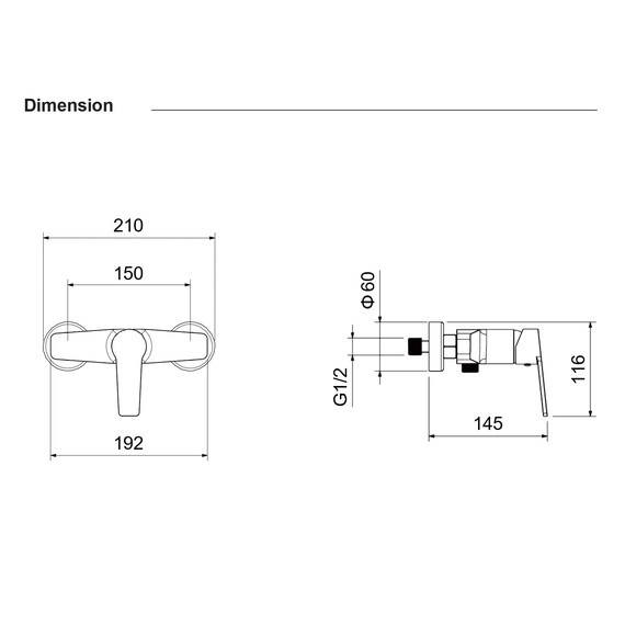 Смеситель для душа Aquatek Лугано AQ1732CR с душевым гарнитуром - фото 7
