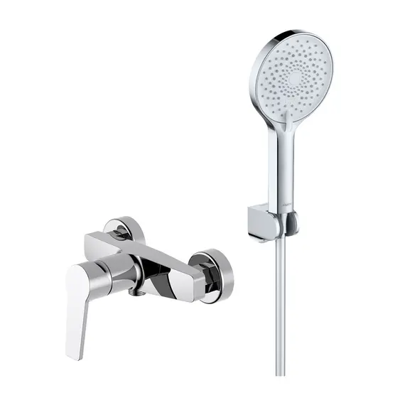 Смеситель для душа Aquatek Лугано AQ1734CR с душевым гарнитуром - фото 