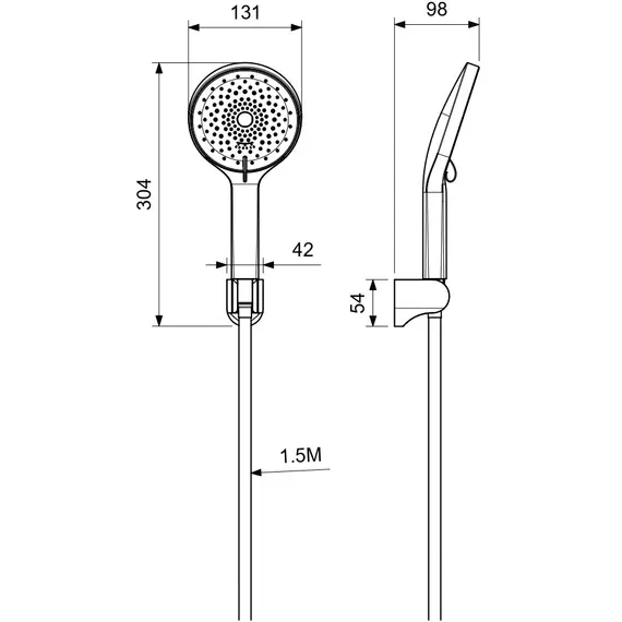 Смеситель для душа Aquatek Альфа AQ1934CR с душевым гарнитуром - фото 11