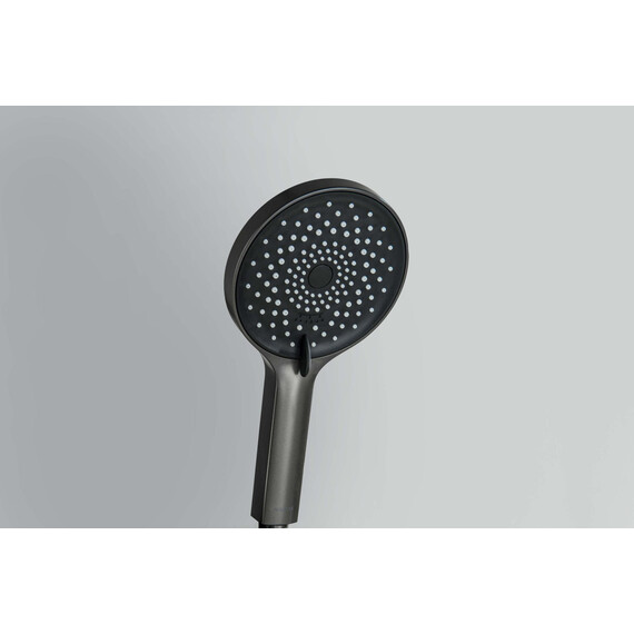 Ручной душ Aquatek Лугано AQ2201BGM, оружейная сталь - фото 5