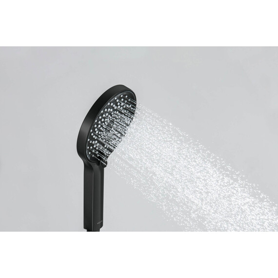 Ручной душ Aquatek Лугано AQ2201MB, чёрный матовый - фото 8