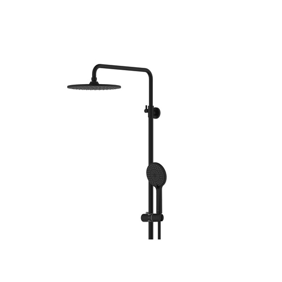 Душевая стойка Aquatek Ника AQ2860MB, чёрный матовый - фото 2