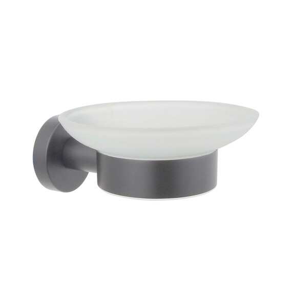 Мыльница Aquatek Вега AQ4003BGM, цвет оружейная сталь - фото 