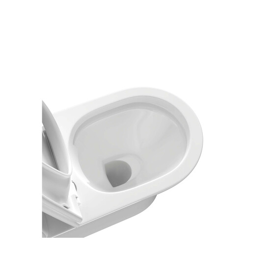 Унитаз-компакт безободковый Aquatek Optima AQ4412-00 с тонкой крышкой микролифт - фото 5