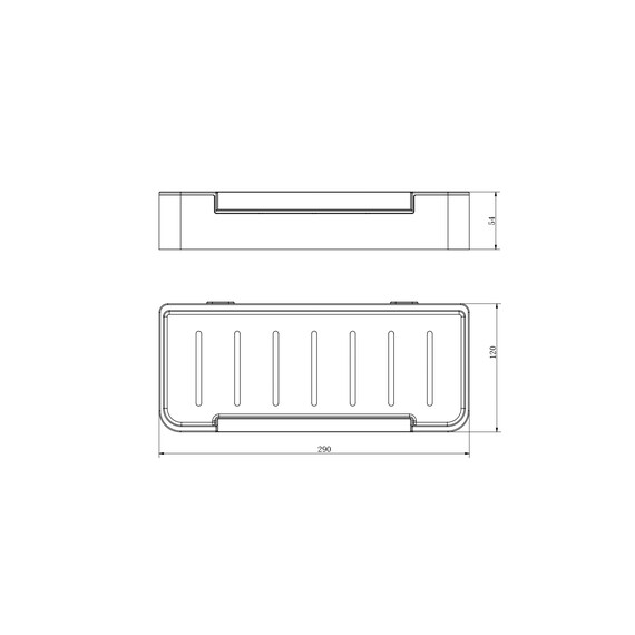 Полка Aquatek AQ4966CR со стеклоочистителем - фото 5