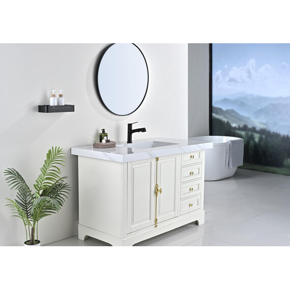 Полка Aquatek AQ4966MB со стеклоочистителем, цвет чёрный матовый - фото 11