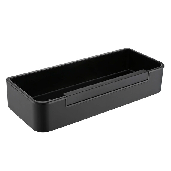 Полка Aquatek AQ4966MB со стеклоочистителем, цвет чёрный матовый - фото 