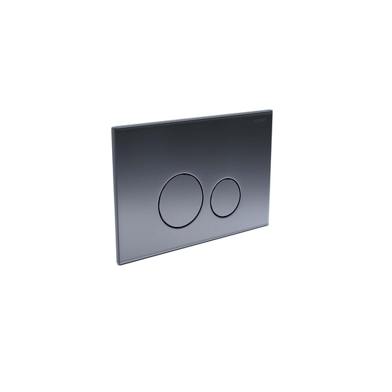 Кнопка смыва Aquatek KDI-0000039, оружейная сталь матовая - фото 2