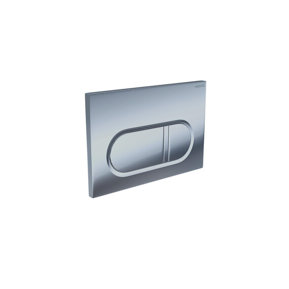 Кнопка смыва Aquatek KDI-0000044, хром матовый - фото 2