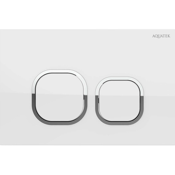 Кнопка смыва Aquatek KDI-0000056, белый - фото 