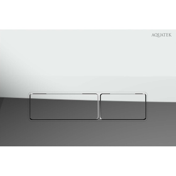 Кнопка смыва Aquatek KDI-0000062, хром глянцевый - фото 