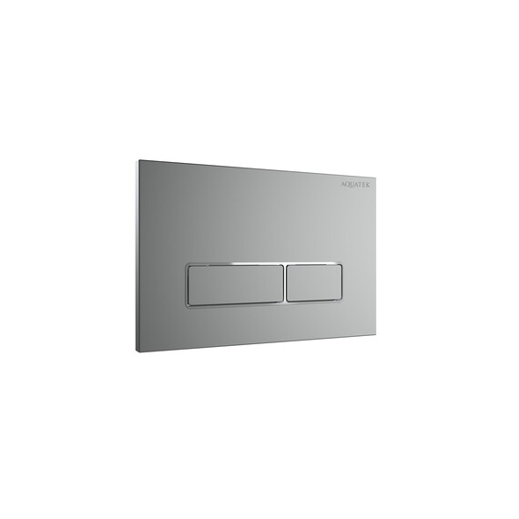 Кнопка смыва Aquatek KDI-0000063, хром матовый - фото 2