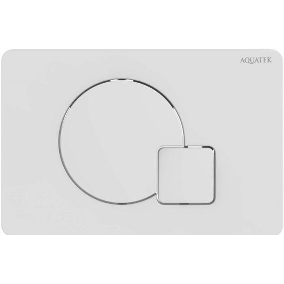 Кнопка смыва Aquatek KDI-0000066, белый - фото 