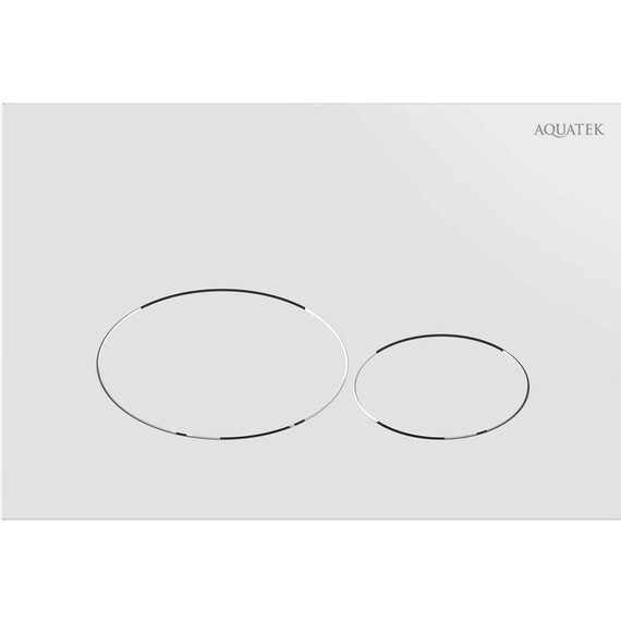 Кнопка смыва Aquatek KDI-0000071, белый - фото 