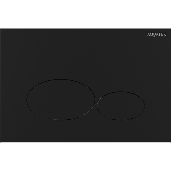 Кнопка смыва Aquatek KDI-0000074, чёрный матовый - фото 