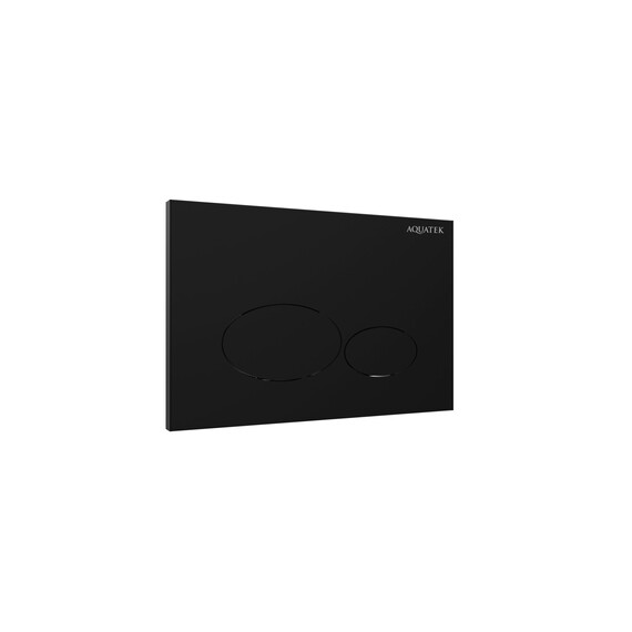 Кнопка смыва Aquatek KDI-0000074, чёрный матовый - фото 2