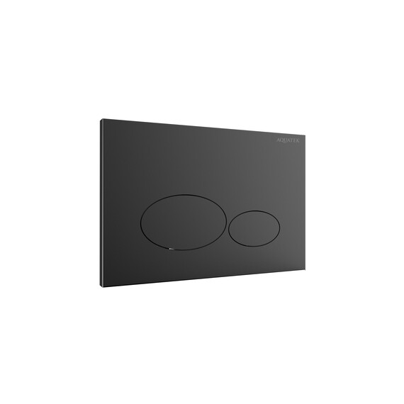 Кнопка смыва Aquatek KDI-0000075, оружейная сталь матовая - фото 2