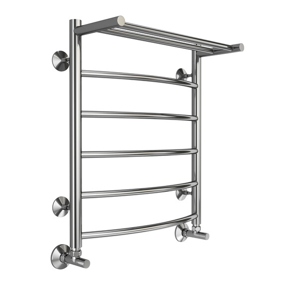 Полотенцесушитель водяной Terminus Классик с полкой П6 500x600 мм 4670078556752 - фото 