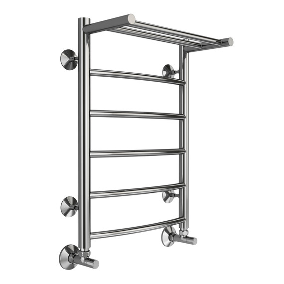 Полотенцесушитель водяной Terminus Классик с полкой П6 400x600 мм 4670078556707 - фото 