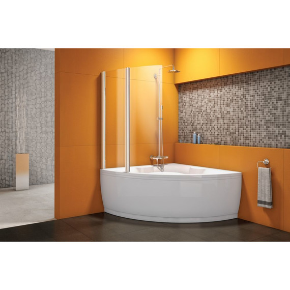 Шторка для ванны Kolpa-San Sole TP 102 см, хром/прозрачное - фото, картинка 4 Шторка для ванны Kolpa-San Sole TP 102 см, хром/прозрачное - фото 4