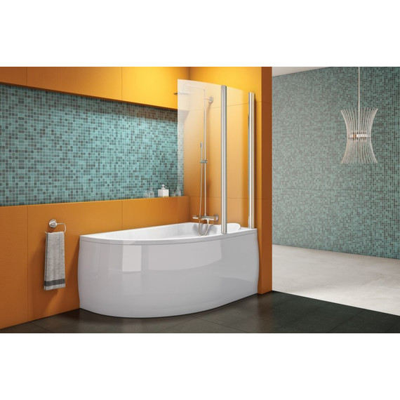 Шторка для ванны Kolpa-San Sole TP 104 см, хром/прозрачное - фото, картинка 4 Шторка для ванны Kolpa-San Sole TP 104 см, хром/прозрачное - фото 4