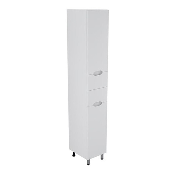 Пенал напольный Mirsant Soho 30 см (универсальный) белый - фото 