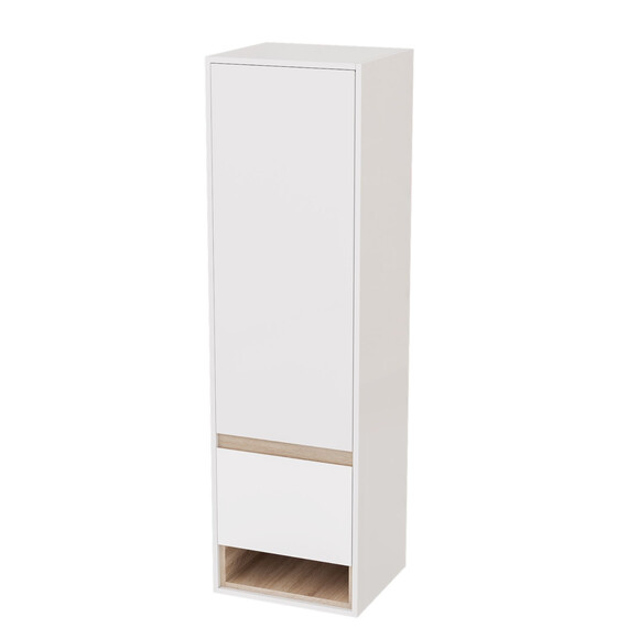 Пенал подвесной Mirsant Scandy 45 см (универсальный) белый - фото 