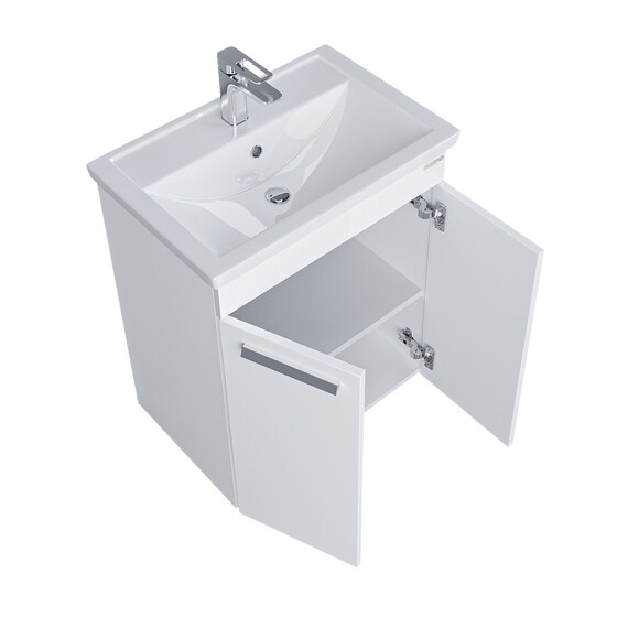 Тумба напольная с раковиной Grossman Нео 70 см 107013-1K, белый - фото 3