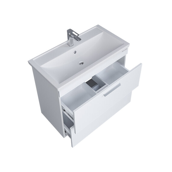 Тумба напольная с раковиной Grossman Нео 80 см 108019, белый - фото 3