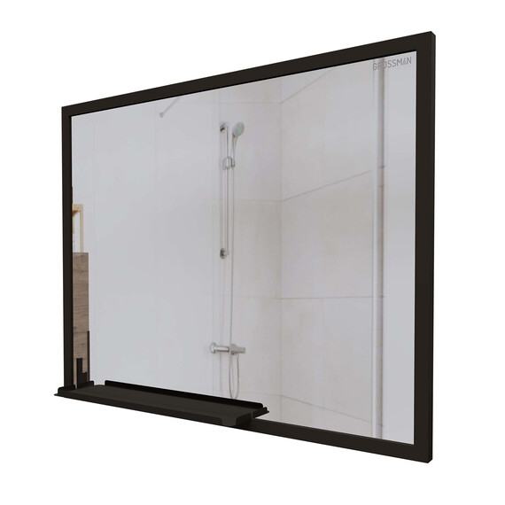 Зеркало Grossman Лофт 90 см 209001, чёрный - фото 